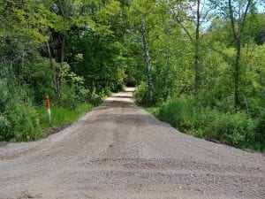 Building A Gravel Driveway Across A Swamp Using Crushed Concrete