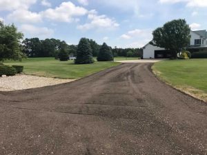 Crushed Asphalt Driveway Resurfacing After Photo