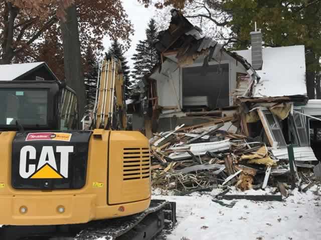 Leach Lake Home Demolition