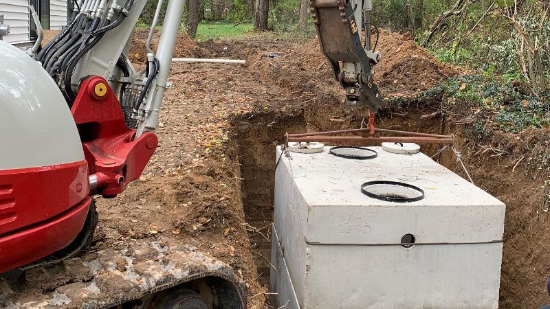 septic tank installation