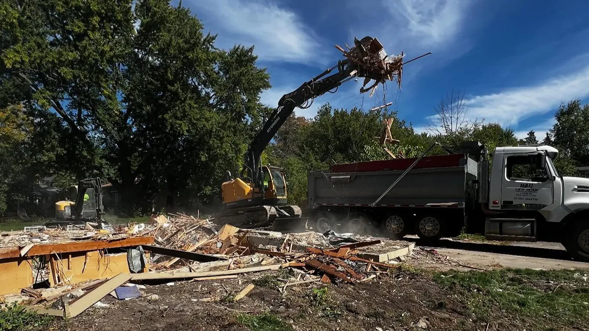 Residential demolition services