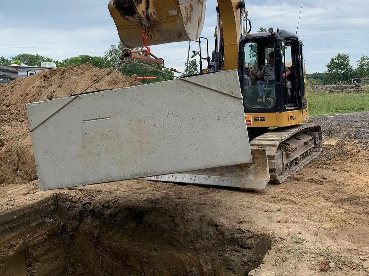 Replacement of an existing residential septic system