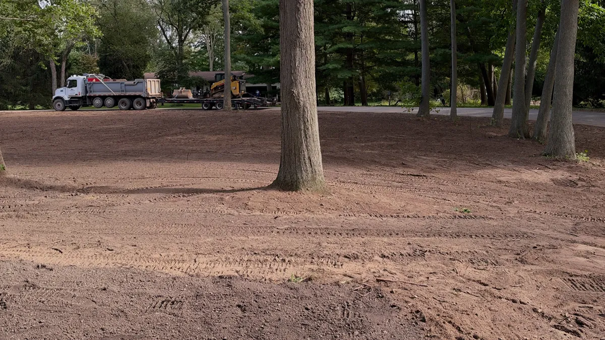 Grading and site preparation services