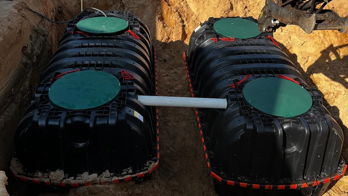 Residential septic system installation in West Michigan