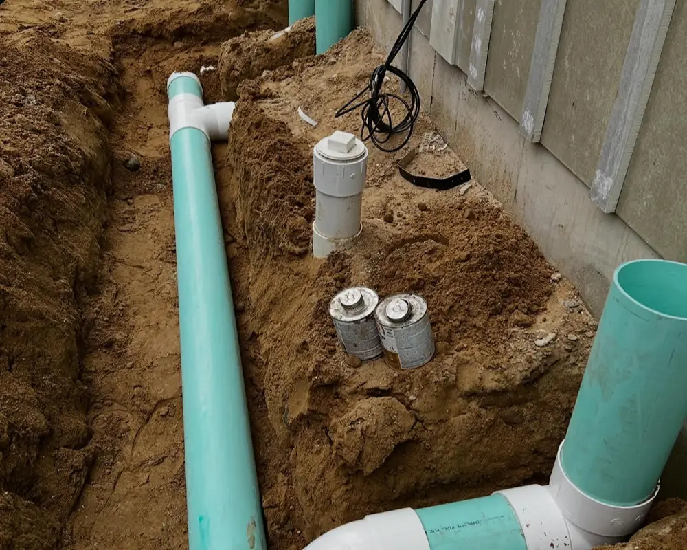 Grand Rapids gutter drainage installation project
